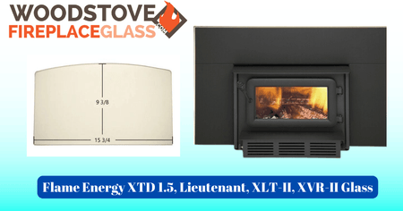Flame Energy XTD 1.5, Lieutenant, XLT-II, XVR-II Glass - Woodstove Fireplace Glass
