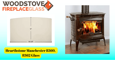 Hearthstone Manchester 8360, 8362 Glass - Woodstove Fireplace Glass