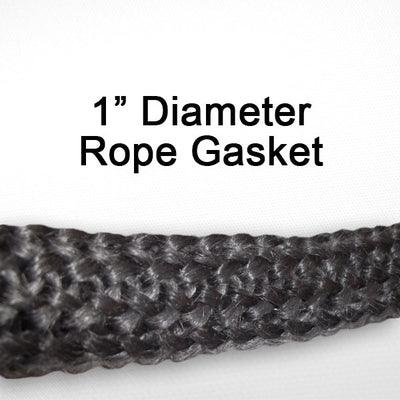 Enviro wood stove Door gasket kit - 6ft (1in) gasket and cement tube - Woodstove Fireplace Glass
