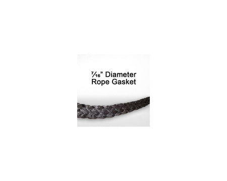 Consolidated Dutchwest Door gasket 7ft (7/16in) and cement tube - Woodstove Fireplace Glass