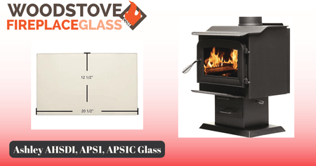 Ashley AHSDI, APS1, APS1C Glass - Woodstove Fireplace Glass