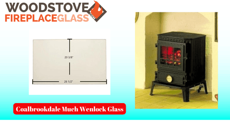 Coalbrookdale Much Wenlock Glass - Woodstove Fireplace Glass
