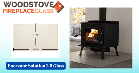 Enerzone Solution 2.9 Glass - Woodstove Fireplace Glass