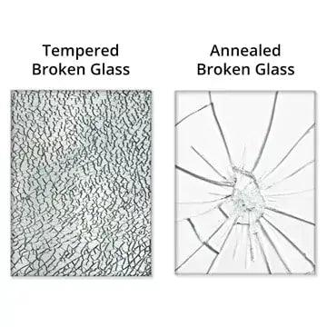 Difference between tempered glass and Regular glass