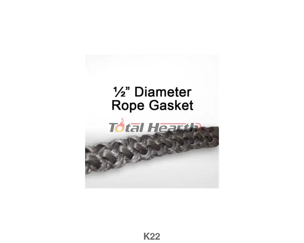 Austroflamm Door Rope Gasket Kit 1/2in x 10ft (Integra / Wega) - Woodstove Fireplace Glass