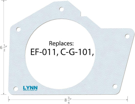 Lynn Manufacturing Pellet Stove Exhaust Blower Housing Gasket EF-011, C-G-101, 6105721, 2103J - Woodstove Fireplace Glass