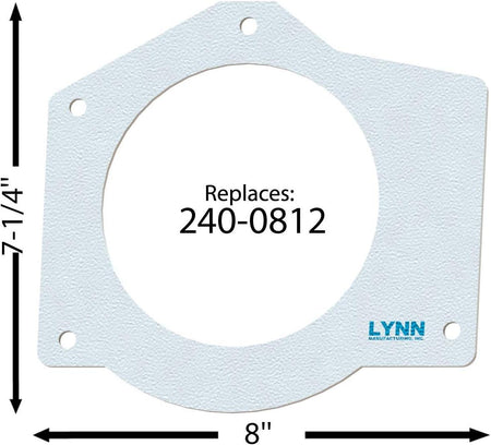 Flame Combustion Blower Mounting Gasket (EF-011) (15-1016)(2380J) - Woodstove Fireplace Glass