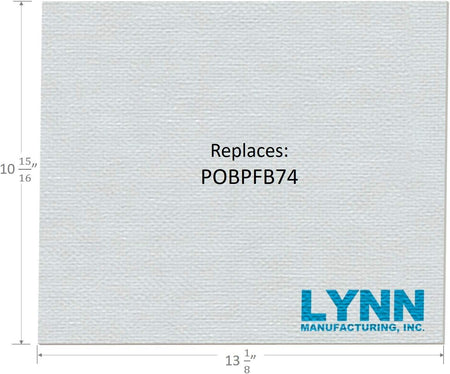 Lynn Manufacturing Replacement Buck Stove Fiber Baffle Board, Model 51 and 74, POBPFB74, Single, 2677A - Woodstove Fireplace Glass