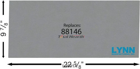 Lynn Manufacturing Replacement US Stove & Ashley Baffle Board Refractory Insulation Models 2000, 2500, AC200 & AWC31, 88146, 2801A - Woodstove Fireplace Glass