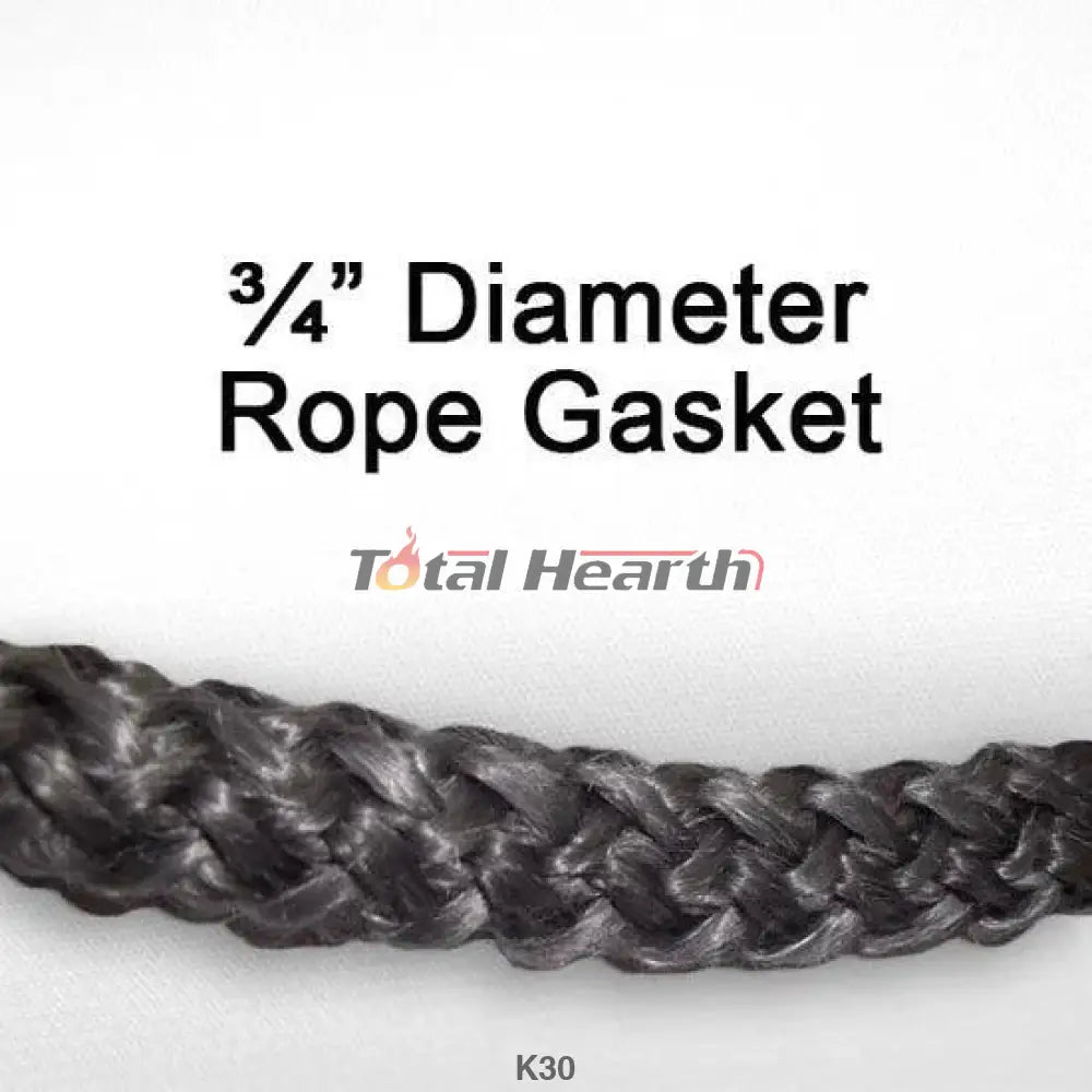 Quadra-Fire Wood Stove Door Gasket Kit - 10ft (3/4in) Gasket and Adhesive - Woodstove Fireplace Glass