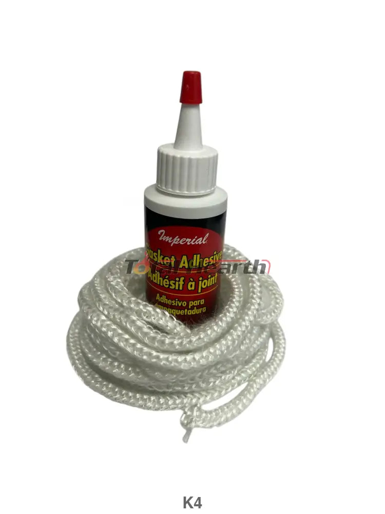Jotul 3/16in Glass Rope Gasket Kit – 7ft + Adhesive (J200028)