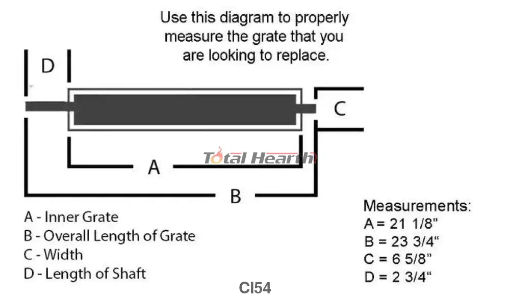 US Stove & Vogelzang Coal Grate (40101)(20287) - Woodstove Fireplace Glass