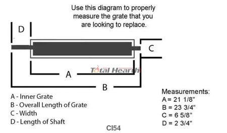 US Stove & Vogelzang Coal Grate (40101)(20287) - Woodstove Fireplace Glass