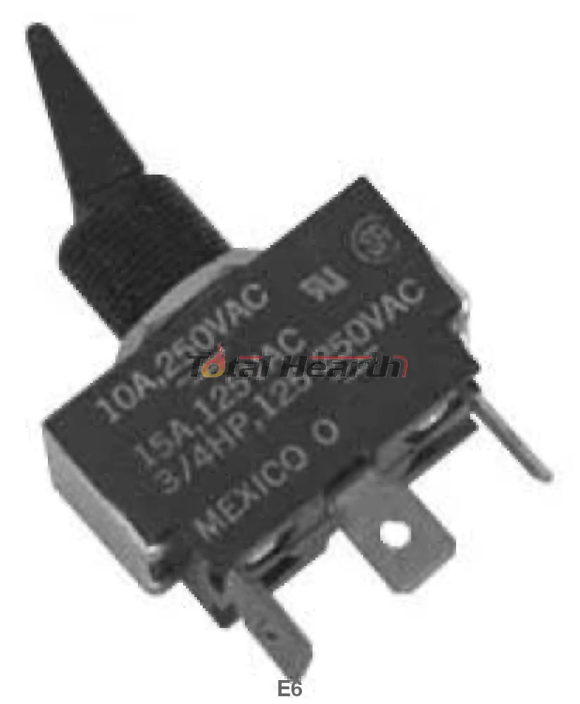 3 Prong Toggle Switch with Off (4TS3) - Woodstove Fireplace Glass