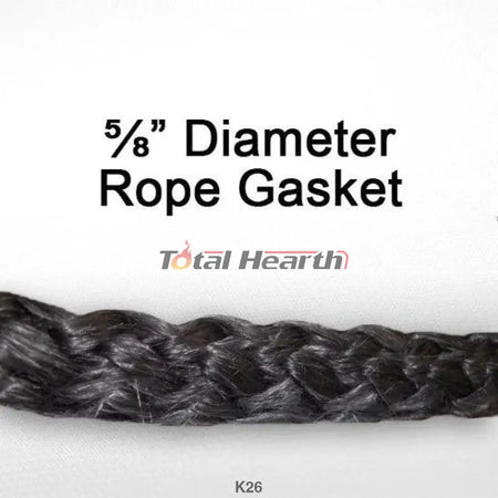 Drolet Door Gasket Kit - 10ft (5/8in) Gasket and Adhesive - Woodstove Fireplace Glass