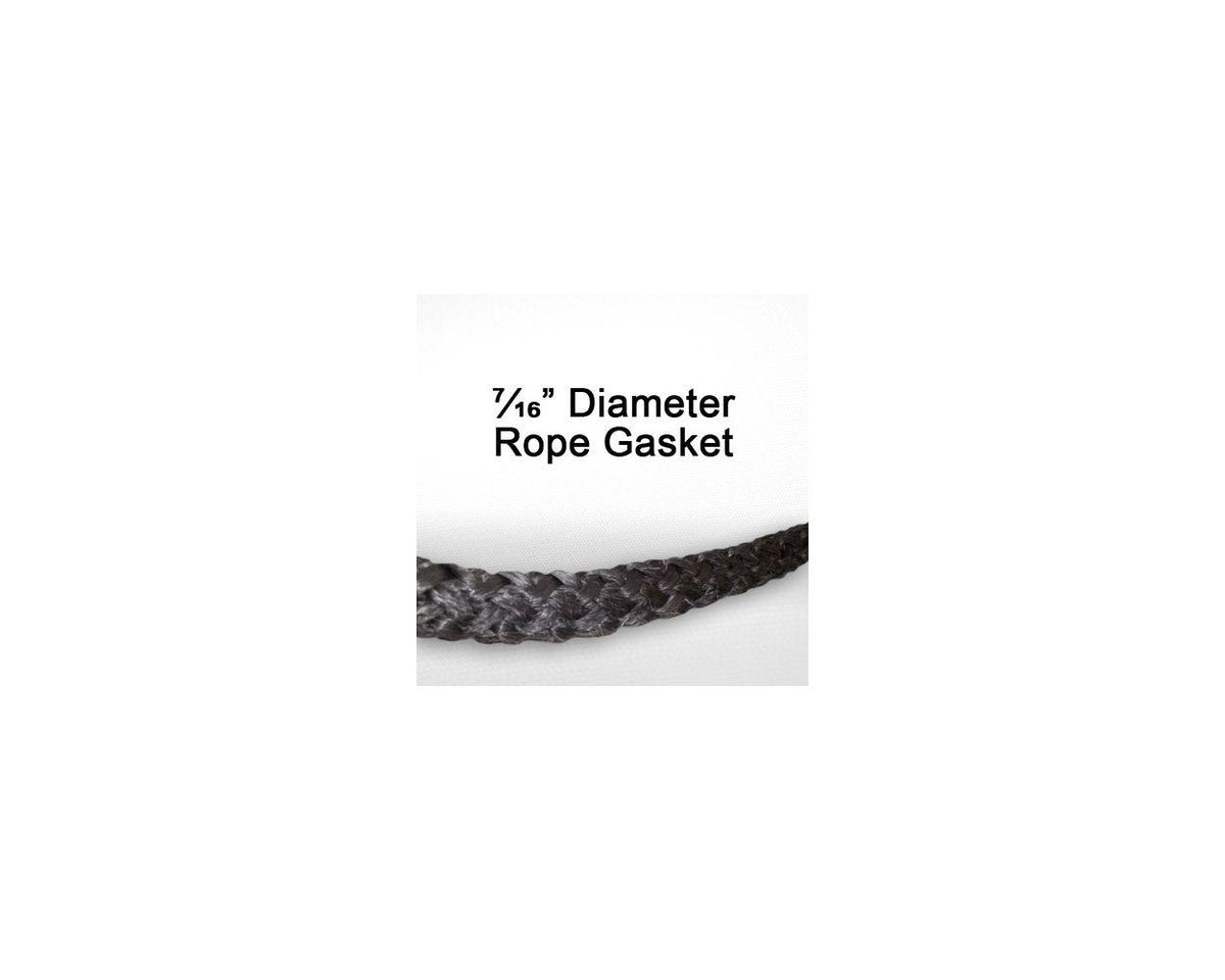 Sierra Door gasket 7ft (7/16in) and cement tube - Woodstove Fireplace Glass