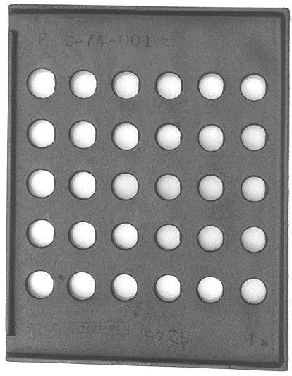 AY005246R Grate C74 - 001-12 1/2" x 10" (5246R) - Woodstove Fireplace Glass