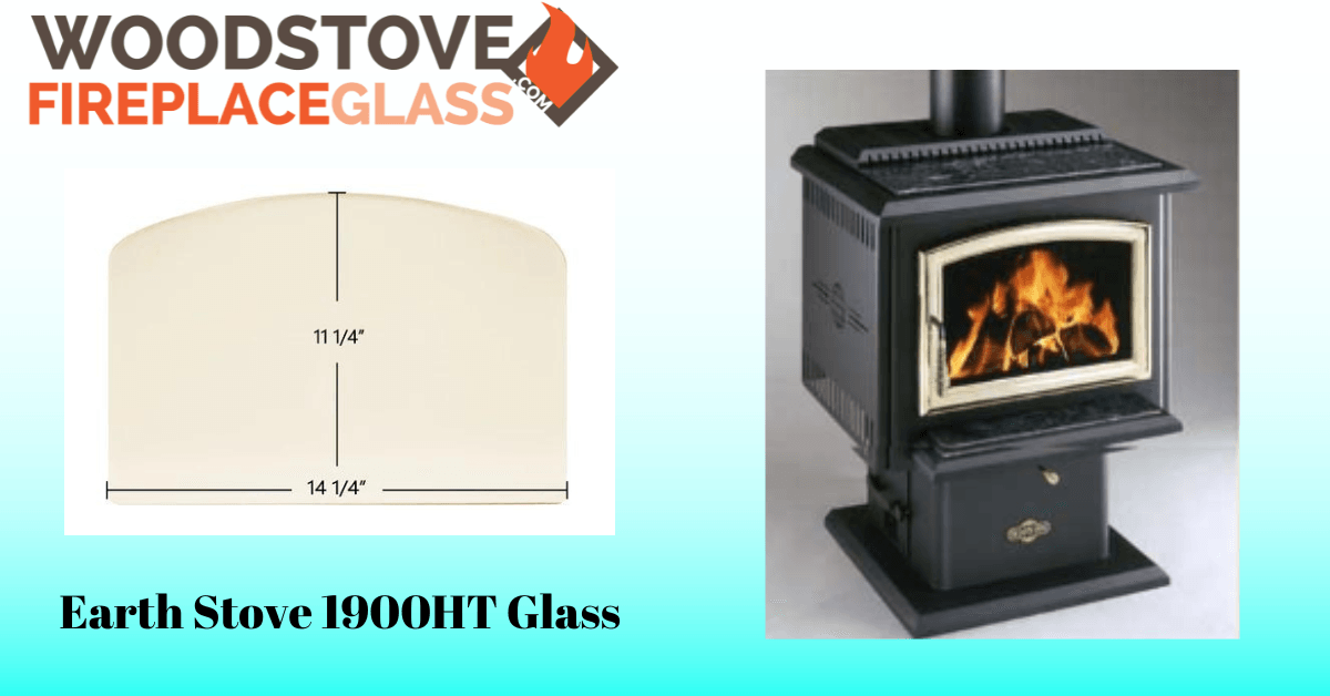 Earth Stove 1900HT Glass - Woodstove Fireplace Glass