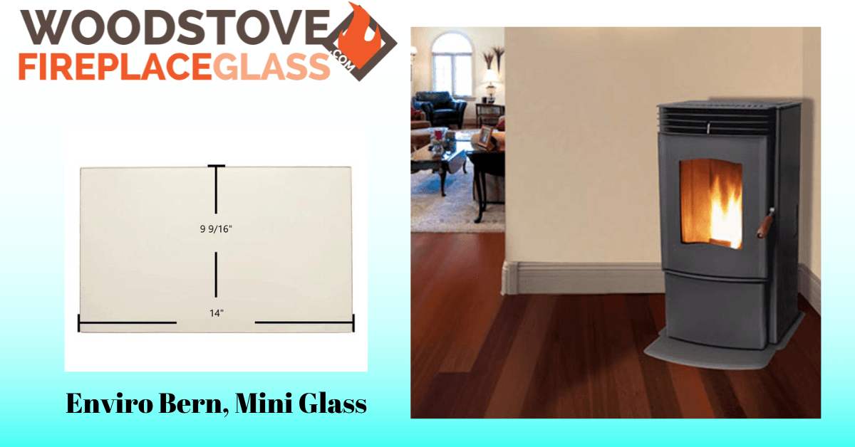 Enviro Bern, Mini Glass - Woodstove Fireplace Glass