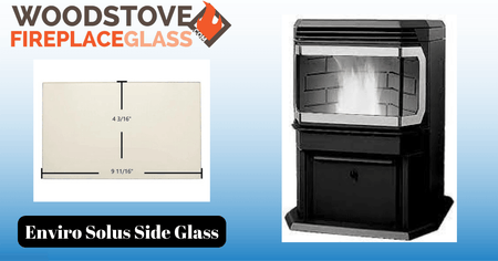 Enviro Solus Side Glass - Woodstove Fireplace Glass