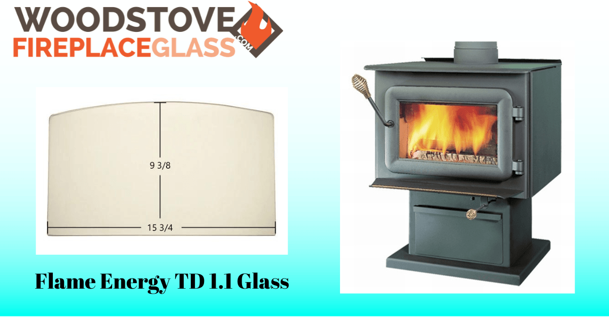 Flame Energy TD 1.1 Glass - Woodstove Fireplace Glass