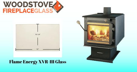 Flame Energy XVR-III Glass - Woodstove Fireplace Glass