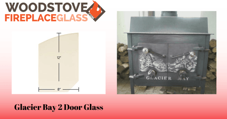 Glacier Bay 2 Door Glass - Woodstove Fireplace Glass