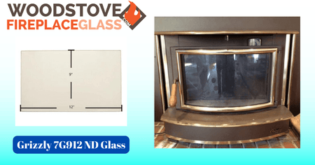 Grizzly 7G912 ND Glass - Woodstove Fireplace Glass