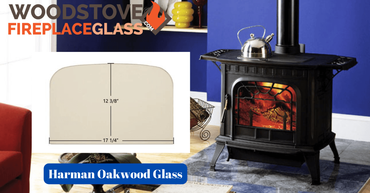 Harman Oakwood Glass - Woodstove Fireplace Glass