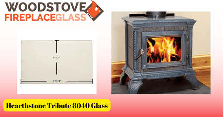Hearthstone Tribute 8040 Glass - Woodstove Fireplace Glass