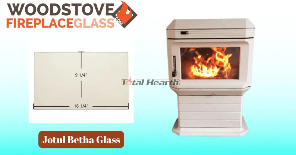 Jotul Betha Glass - Woodstove Fireplace Glass