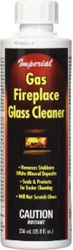 Imperial Gas Fireplace Cleaner KK0044 (8 Ounce Bottle) - Woodstove Fireplace Glass