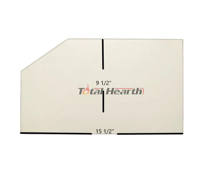 Silent Flame Model 2058 - Woodstove Fireplace Glass