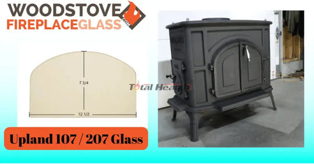 Upland 107 / 207 Glass - Woodstove Fireplace Glass