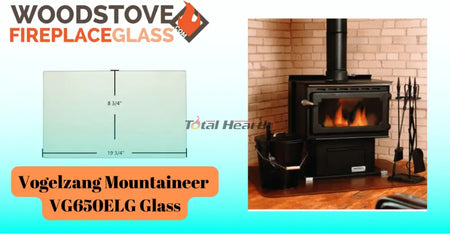 Vogelzang Mountaineer VG650ELG Glass - Woodstove Fireplace Glass
