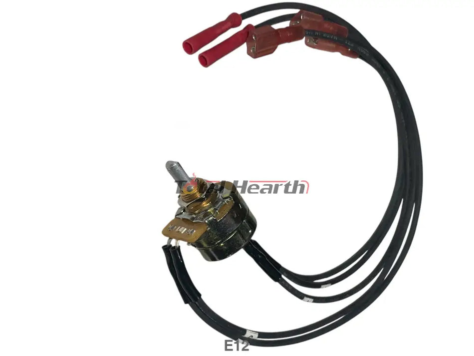 Potentiometer (Fuel Control) with Wires – Adjustable Speed Control for Pellet & Wood Stove Systems