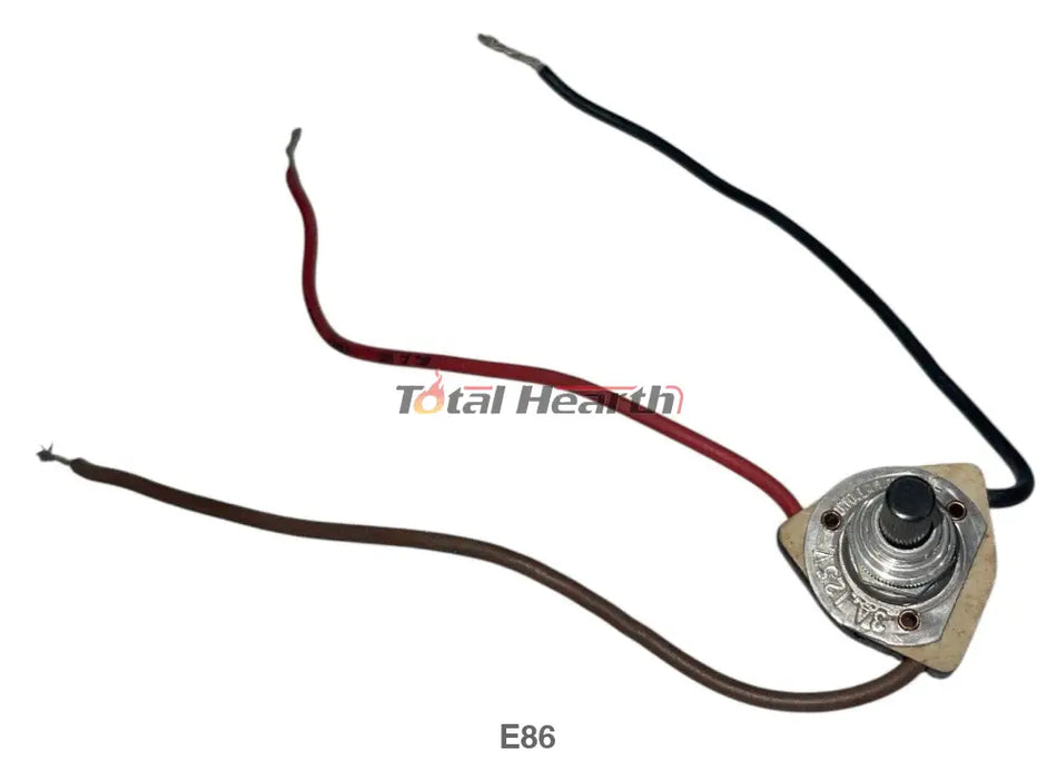 Rotary Switch – 3-Wire (Red/Black/Brown) for Blower & Fan Control