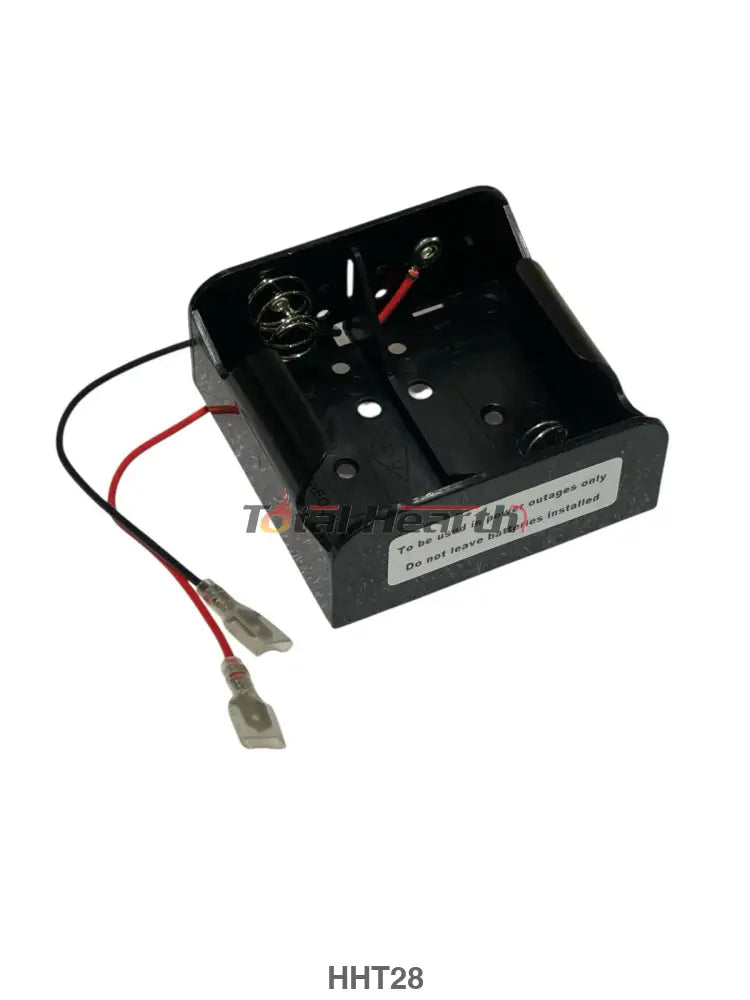 Battery Backup Pack – SRV593-594 | Replacement Power Supply for Gas Fireplaces & Log Sets | Uses 2 D Batteries