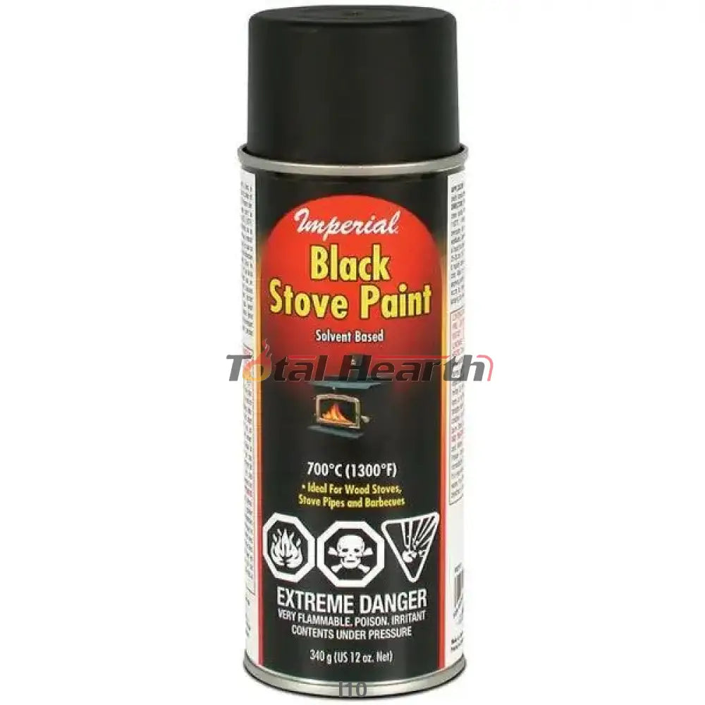 Black Stove Paint (KK0197) - Woodstove Fireplace Glass