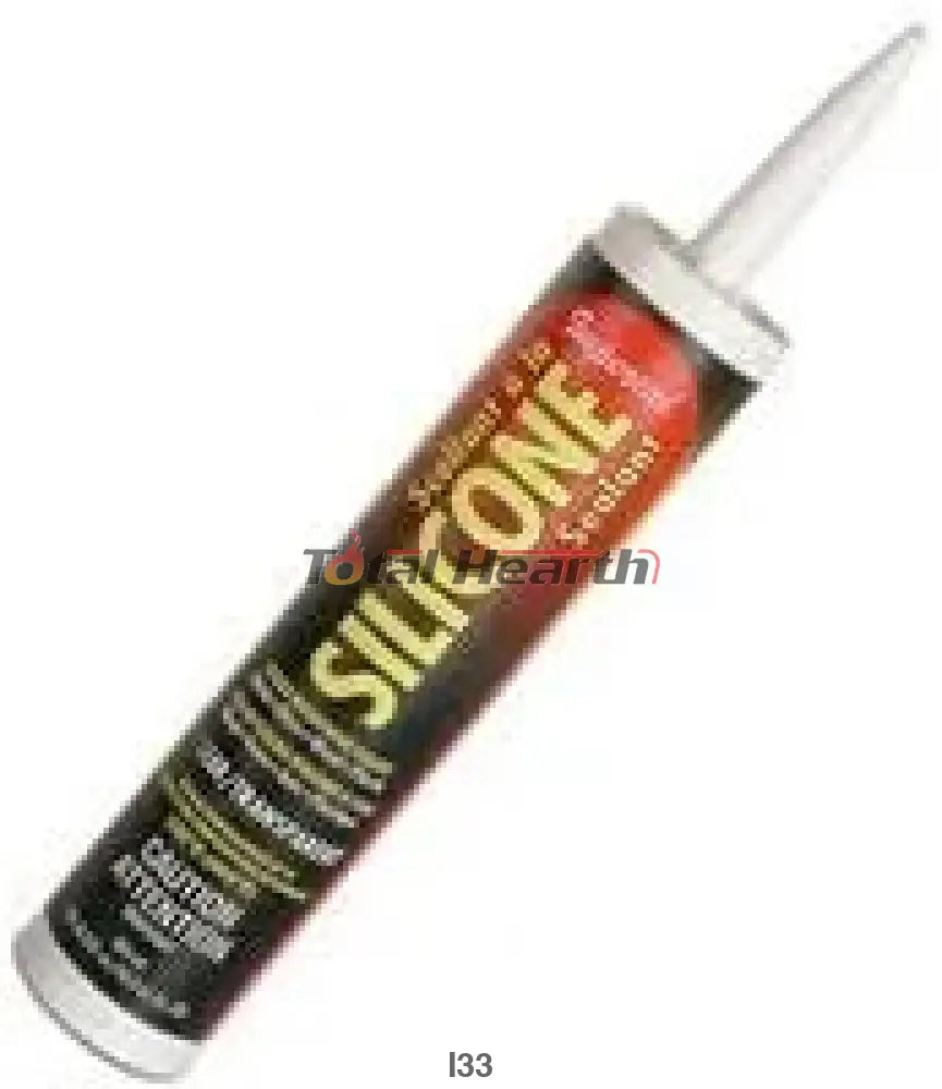 Imperial Manufacturing Silicone Aluminum 10.3 oz Caulking tube (KK0201) - Woodstove Fireplace Glass