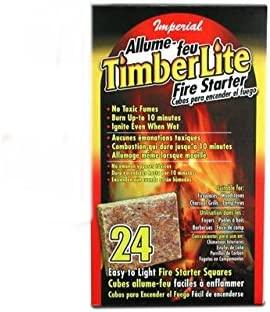 Imperial KK0312 Timberlite Fire Starter, 24 Squares - Woodstove Fireplace Glass