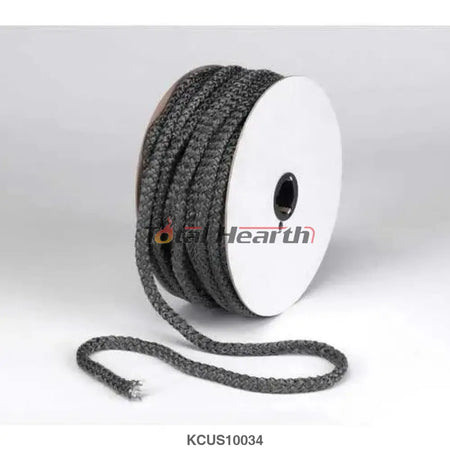 3/4"in Rope Gasket 100ft Roll - Woodstove Fireplace Glass