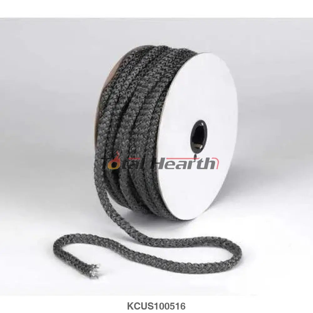 3/8" Rope Gasket 100ft Roll - Woodstove Fireplace Glass