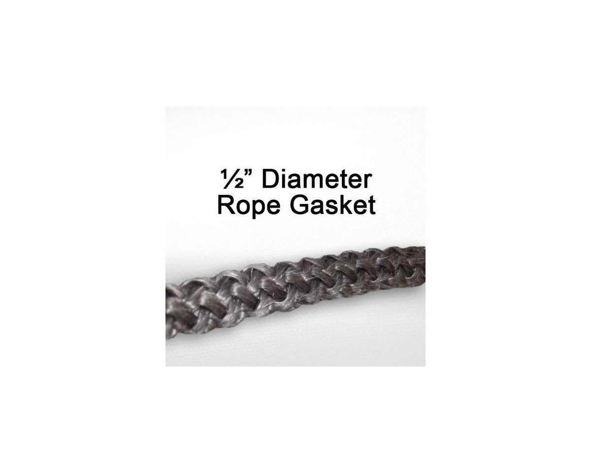 Vermont Castings Door Rope Gasket Kit 1/2in x 10ft - Woodstove Fireplace Glass