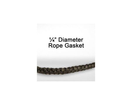 Jotul Wood Stove Door gasket kit - 8ft (1/4in) gasket and cement tube - Woodstove Fireplace Glass