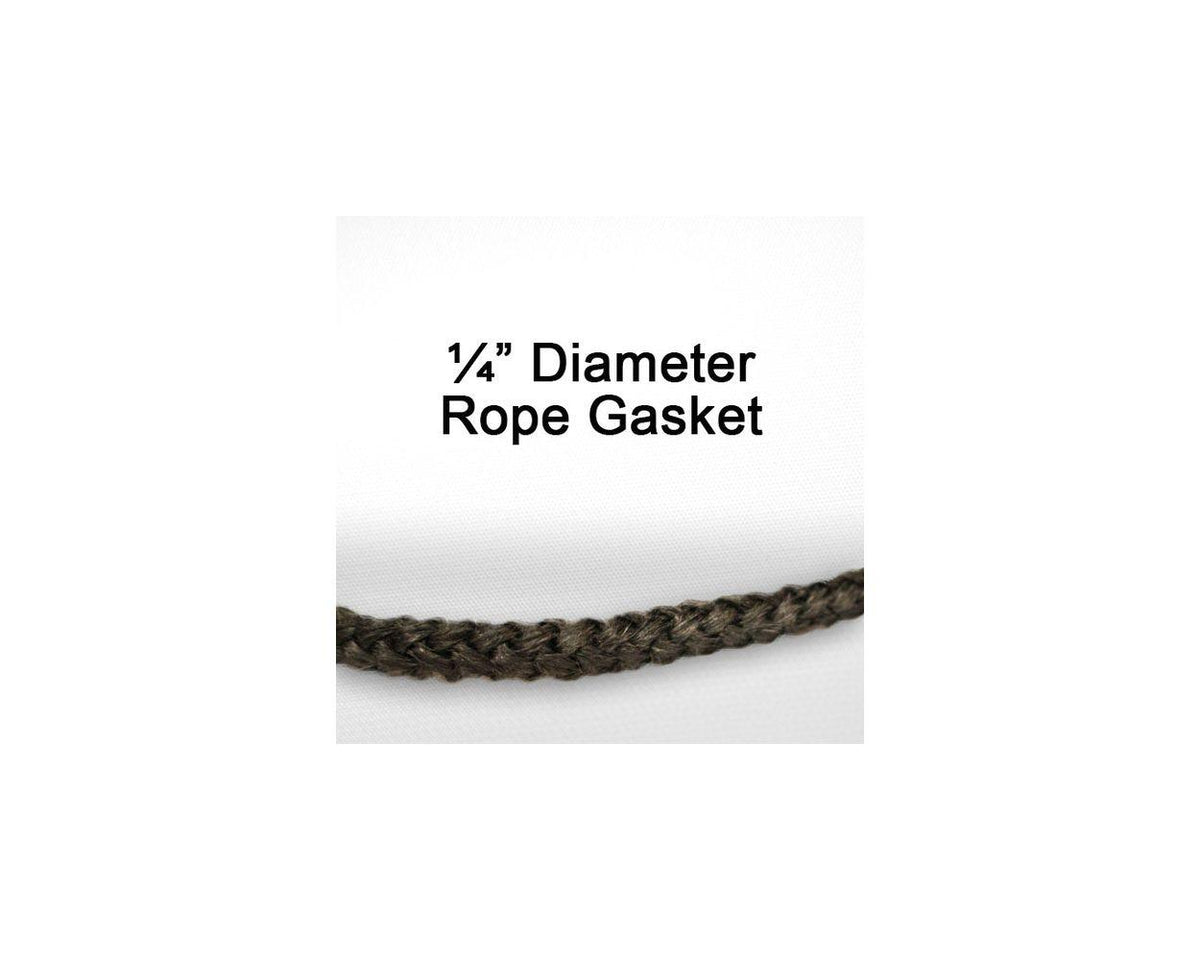 Vermont Castings Rope Gasket Kit 1/4in x 6ft - Woodstove Fireplace Glass
