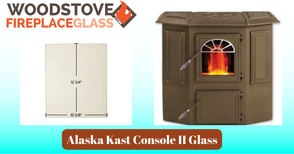 Alaska Kast Console II Glass - Woodstove Fireplace Glass