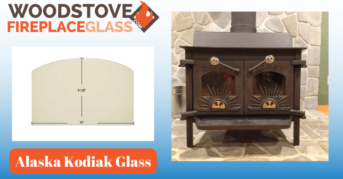 Alaska Kodiak Glass - Woodstove Fireplace Glass