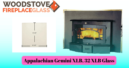 Appalachian Gemini XLB, 32 XLB Glass - Woodstove Fireplace Glass