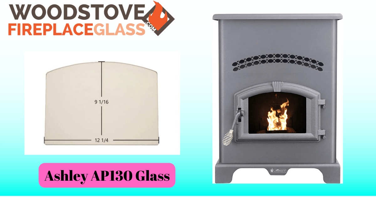Ashley AP130 Glass - Woodstove Fireplace Glass